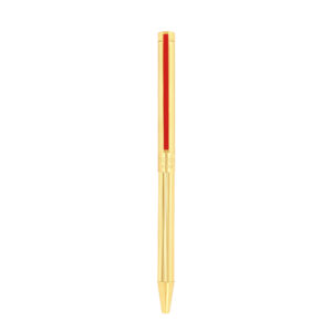 Stylo Bille or et rouge