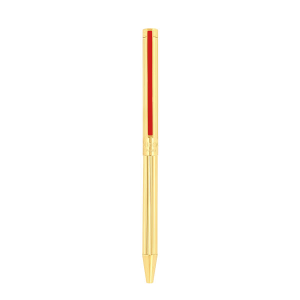 Stylo Bille or et rouge