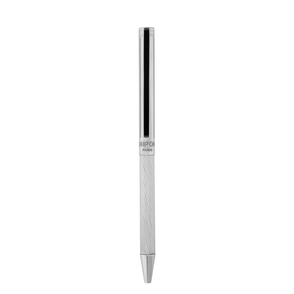 Stylo Bille ST Dupont Classique – Argenté guilloché