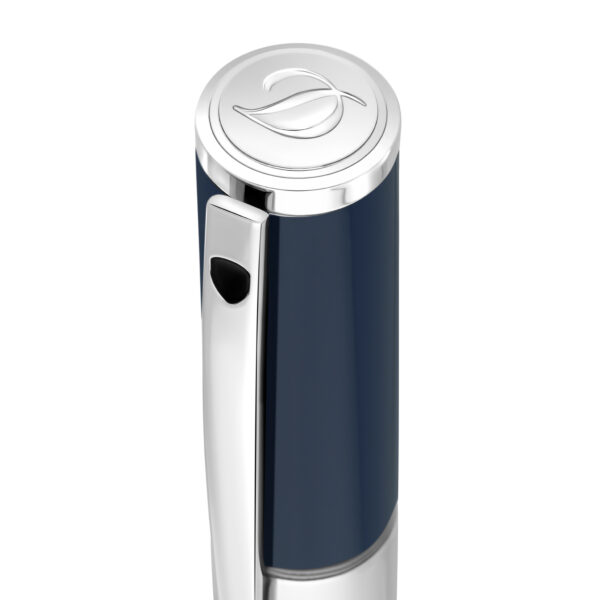 Stylo Roller ST Dupont Initial – Bleu marine & chrome