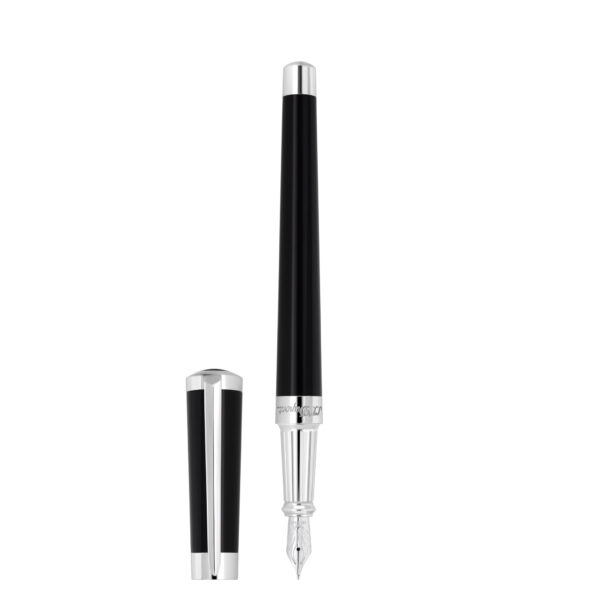 Stylo plume S.T. Dupont – Liberté Laque noire & finition palladium