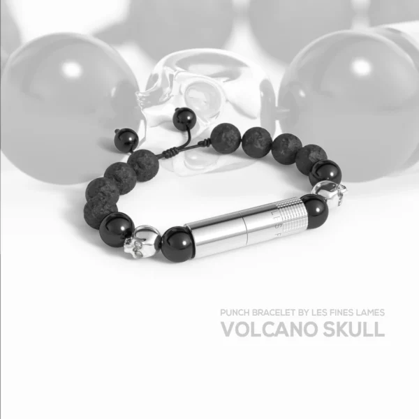 Punch Bracelet Les Fines Lames – Volcano Skull