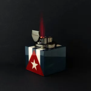 Briquet de table Adorini – Cuba Te Amo, flamme jet
