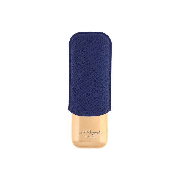 Étui à cigares S.T. Dupont – Collection Dragon Bleu Roi