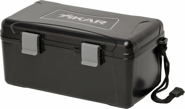 Humidor de voyage Xikar – Étui 15 cigares Noir – Image 2