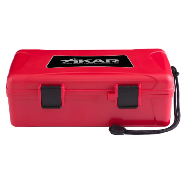 Humidor de voyage Xikar – 10 cigares, Rouge