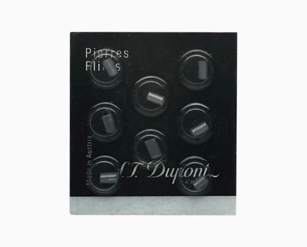 Pierres à Briquet Noires S.T. Dupont (x8)