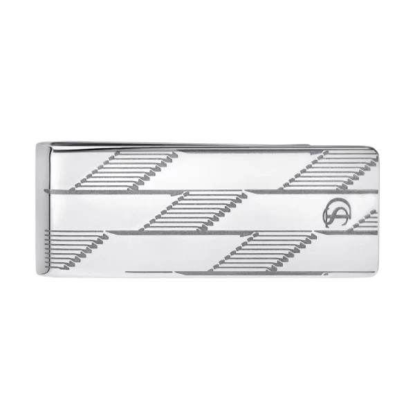 Pince à billets S.T. Dupont Monogram 1872 argentée – Image 2