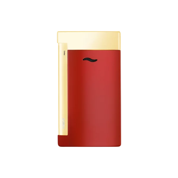 Briquet Slim 7 rouge & doré – Image 3