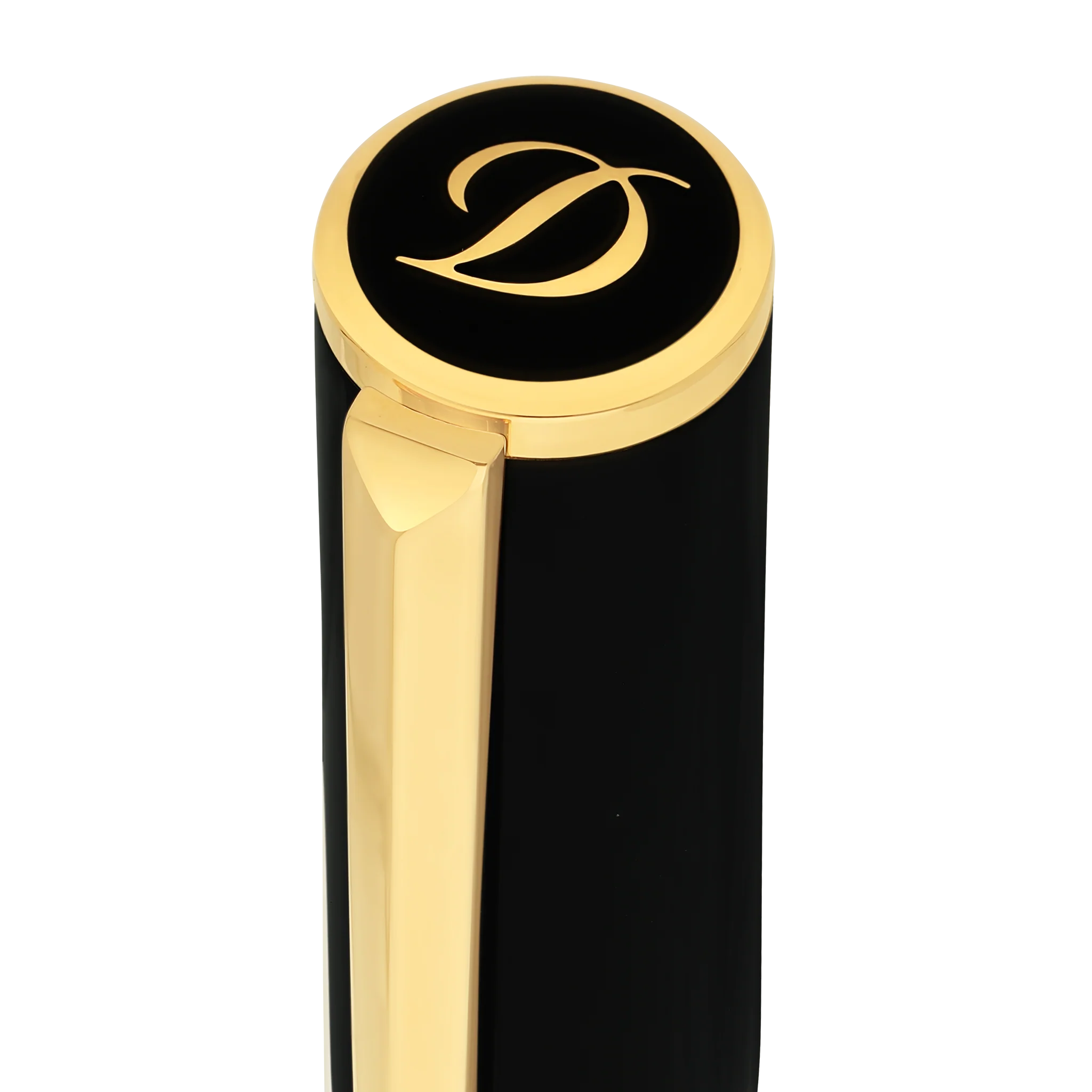 S.T. Dupont Initial – Stylo Plume Noir & Doré – Image 2
