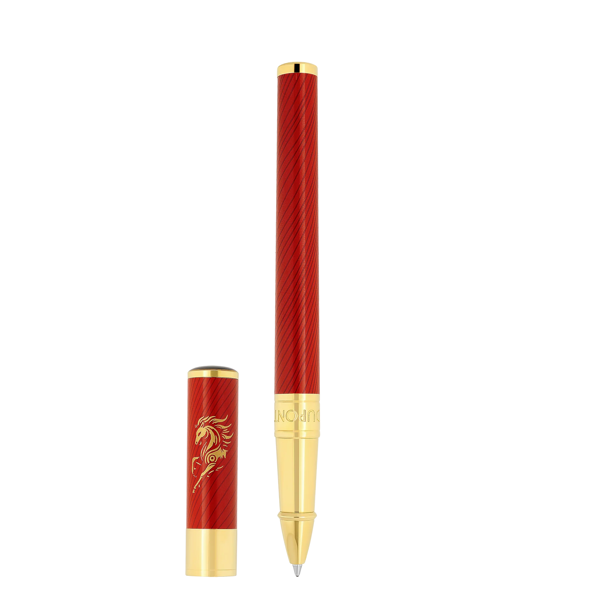 S.T. Dupont Initial Roller – Édition Horse Rouge – Image 4