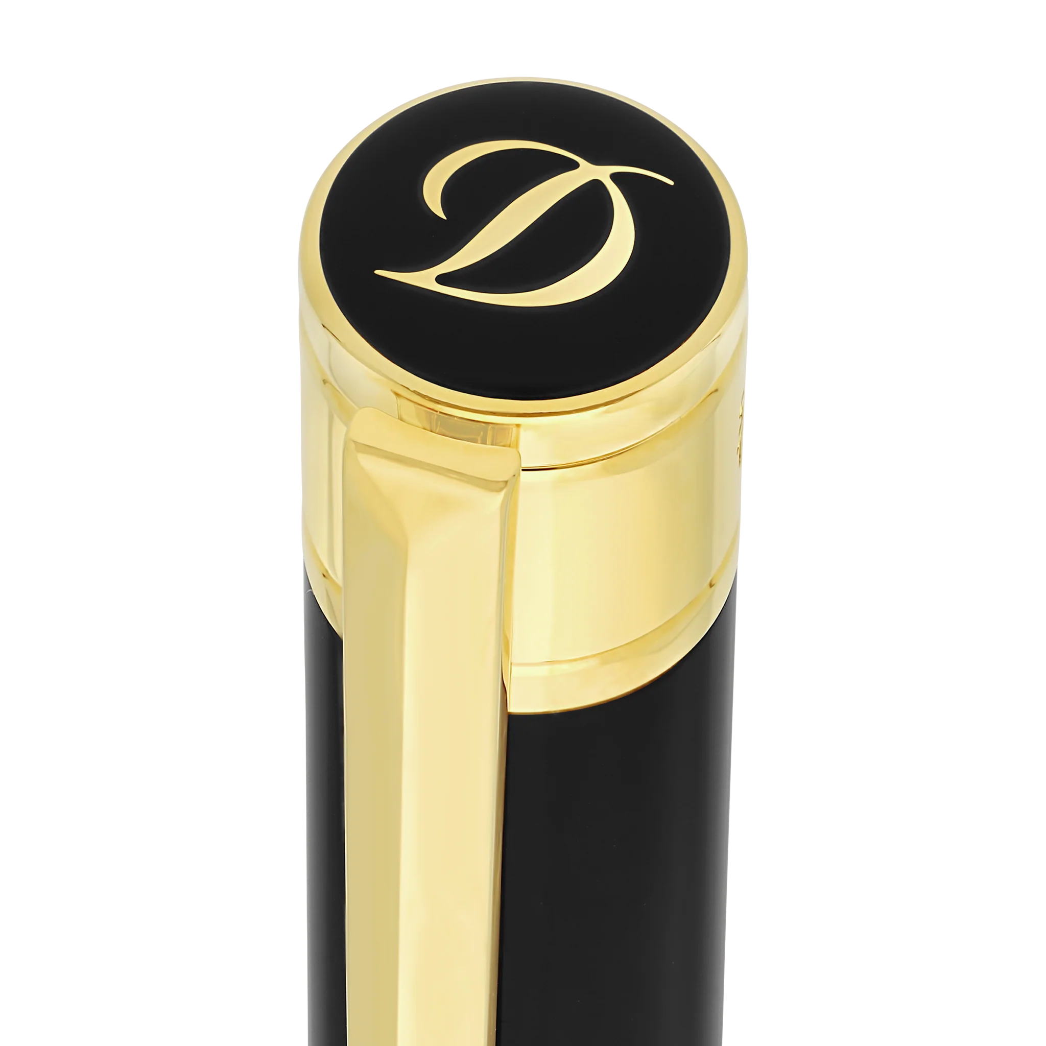 S.T. Dupont Initial – Stylo Bille Noir & Doré – Image 4