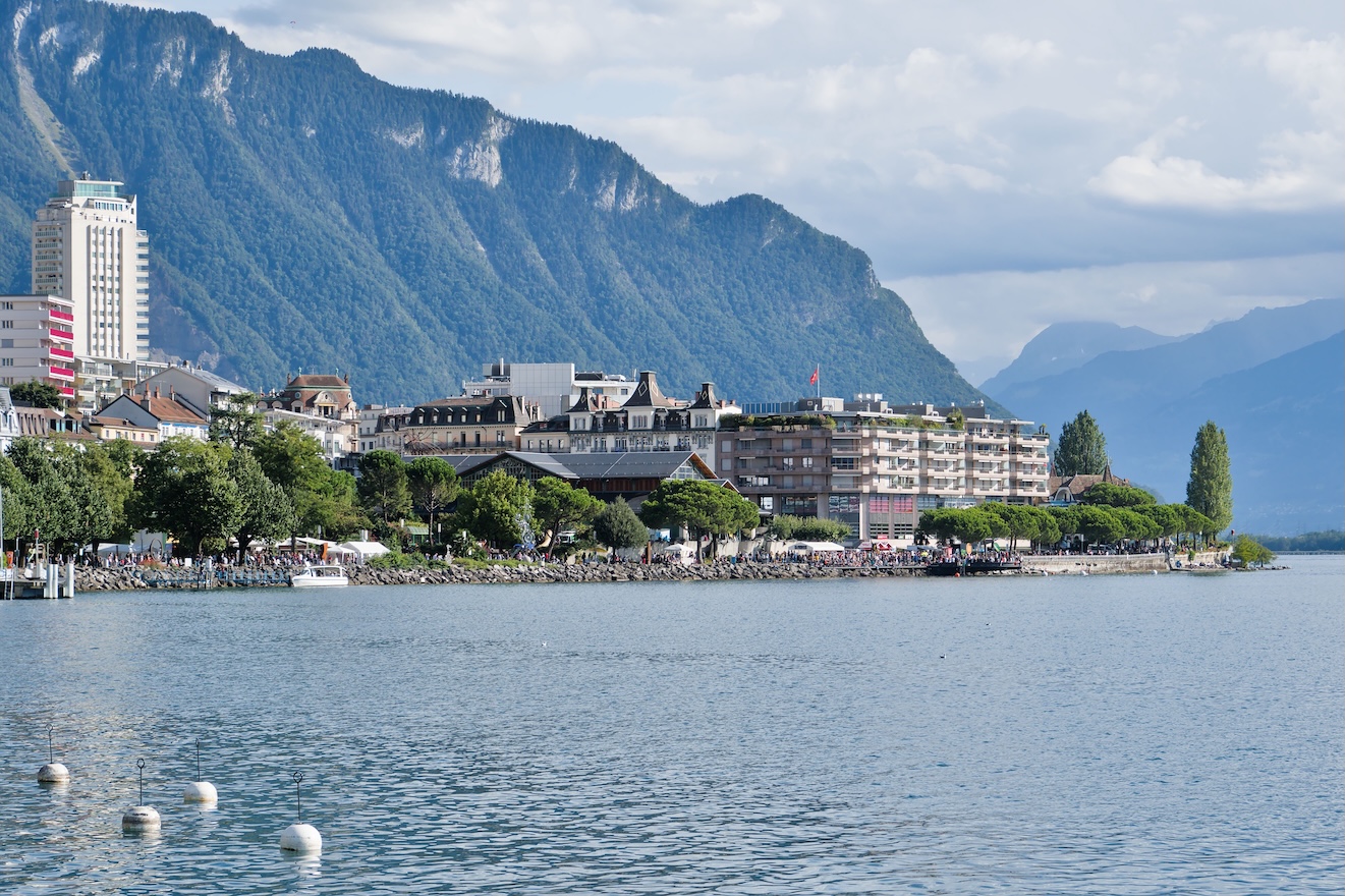 Montreux, au bord du lac Léman